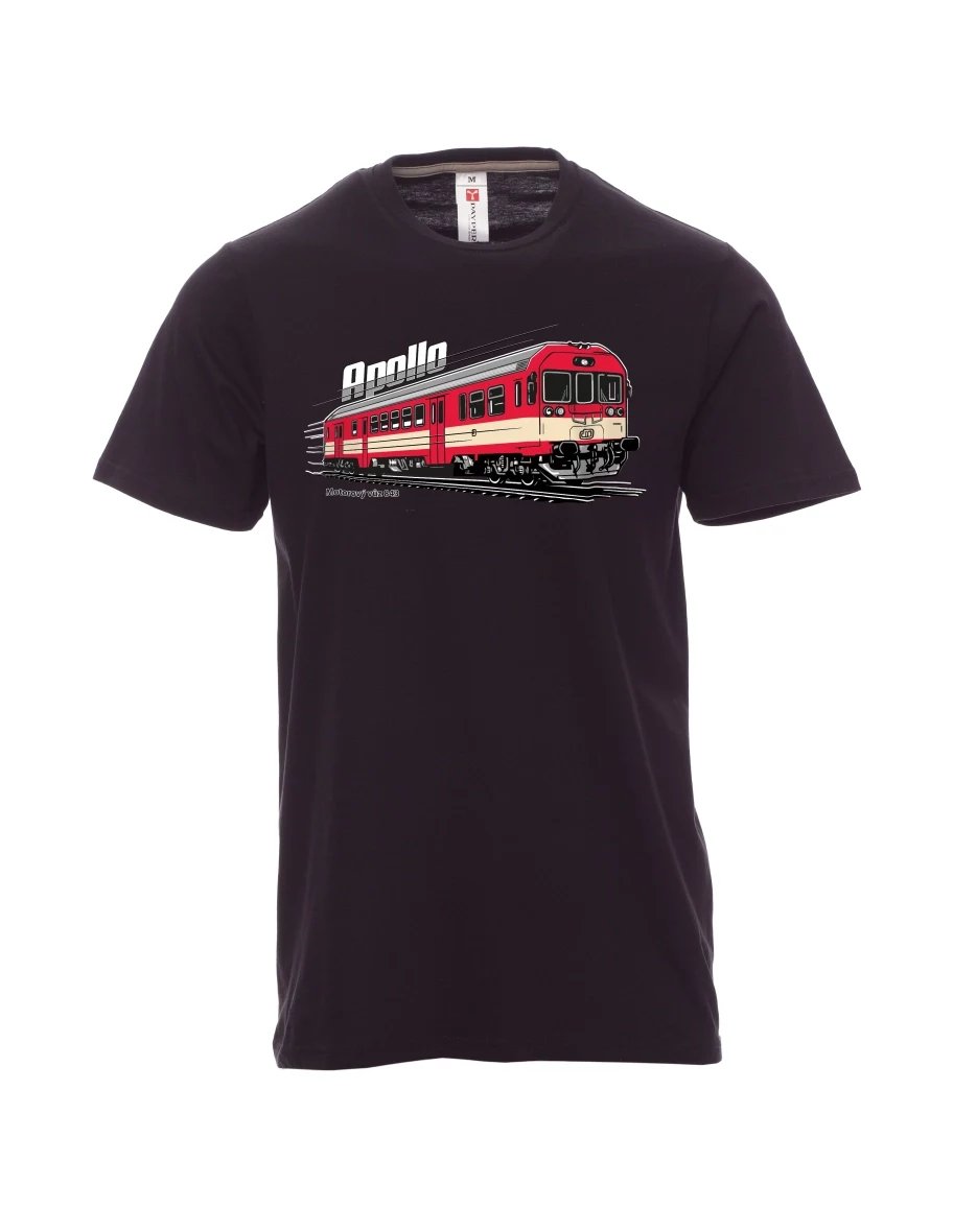 Maglia da uomo nera Automotrice 843 “Apollo”