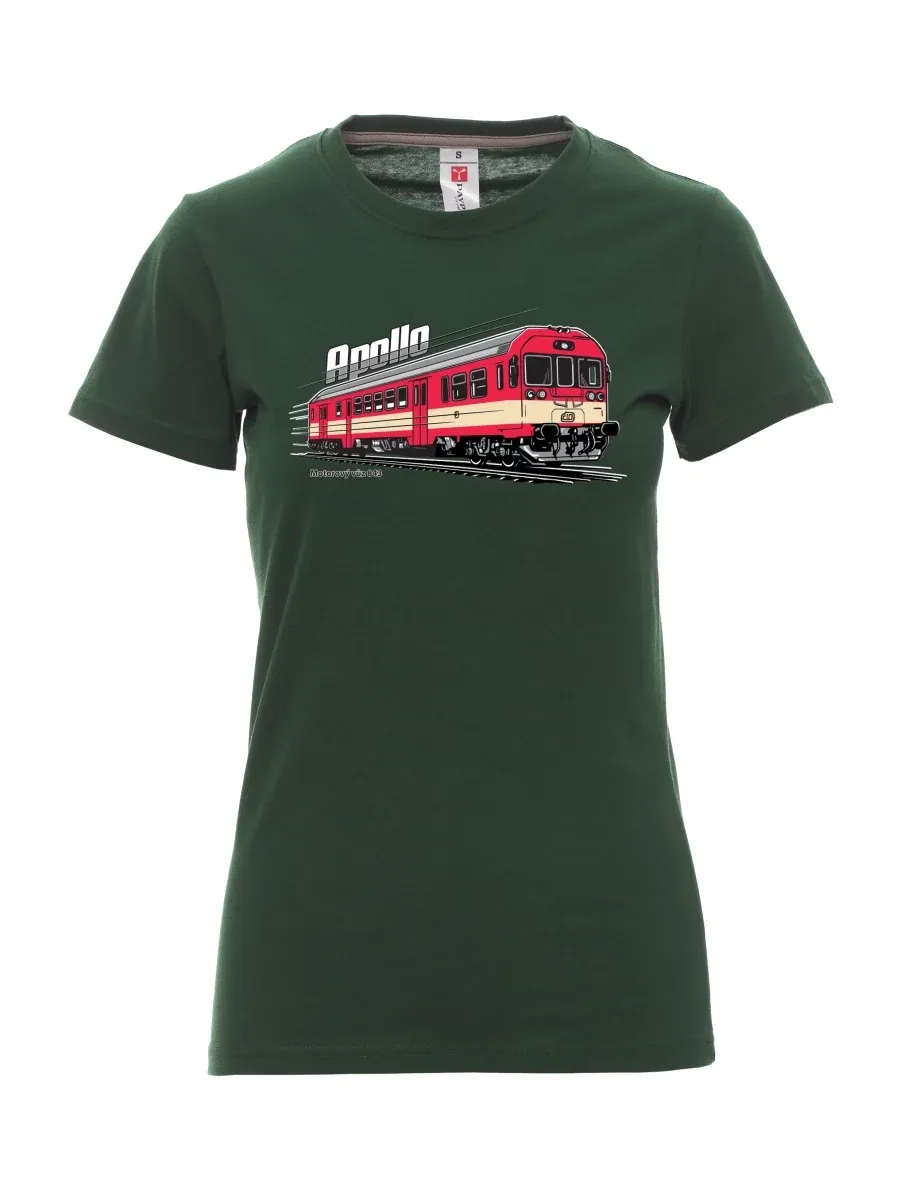 Maglia da donna verde scuro Automotrice 843 “Apollo”