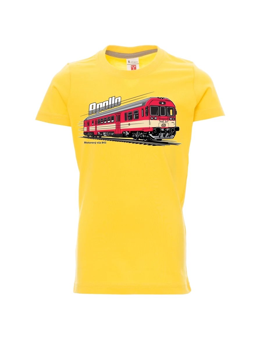 Maglia da bambino gialla Automotrice 843 “Apollo”