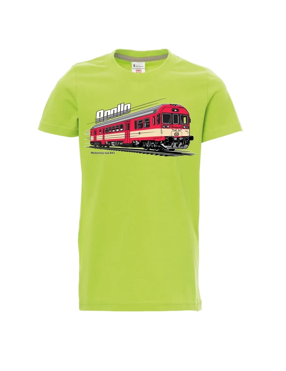 Maglia da bambino verde chiaro Automotrice 843 “Apollo”