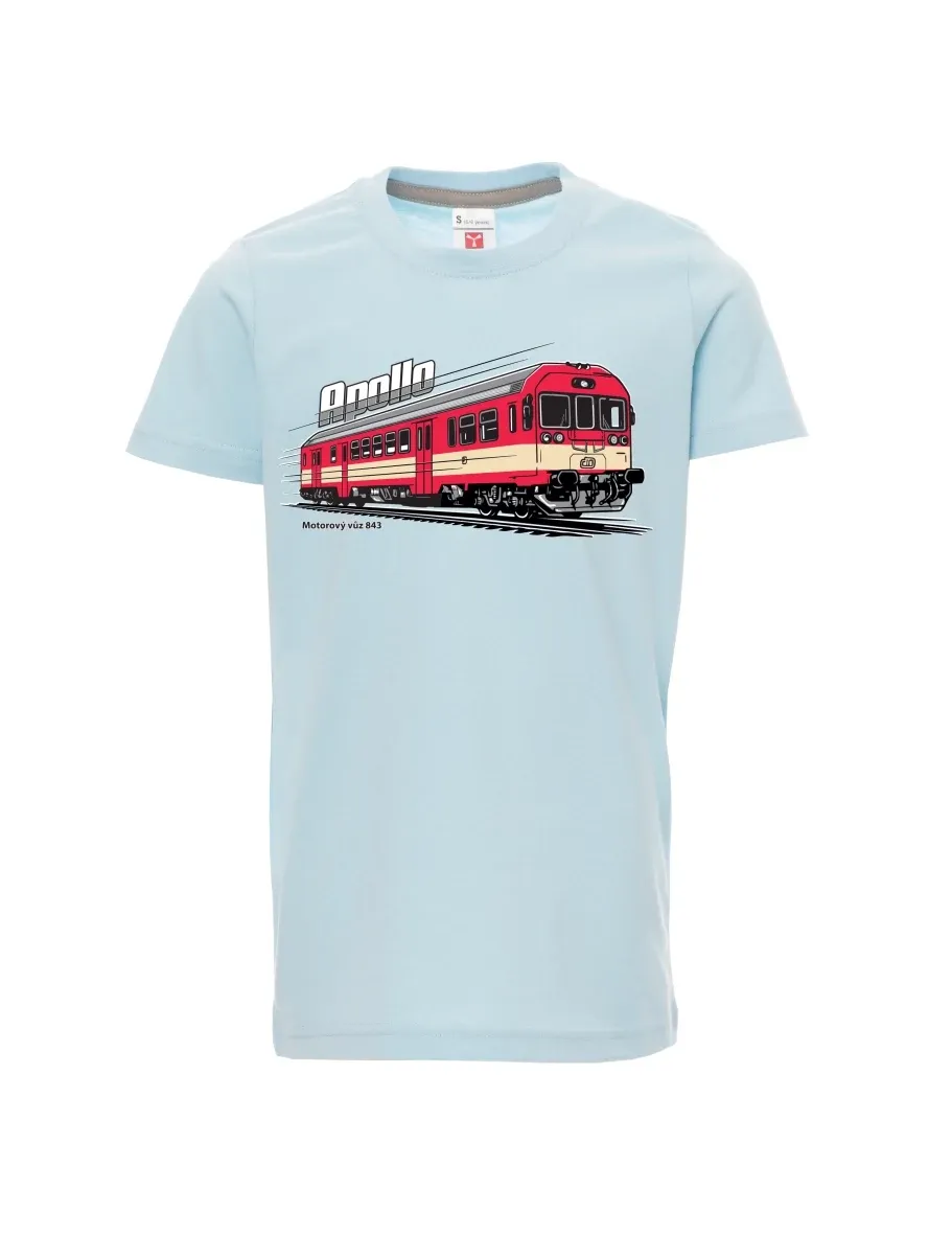 Maglia da bambino blu pallido Automotrice 843 “Apollo”