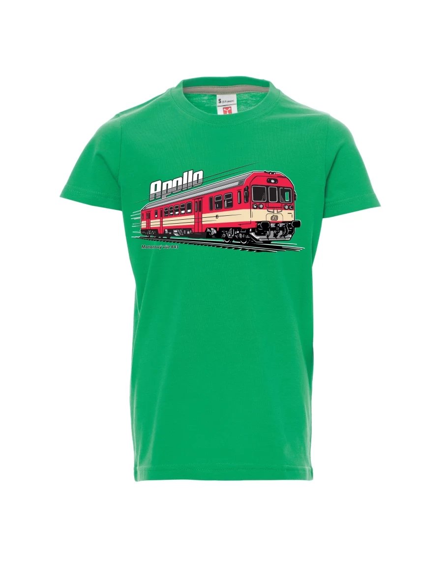 Maglia da bambino verde Automotrice 843 “Apollo”