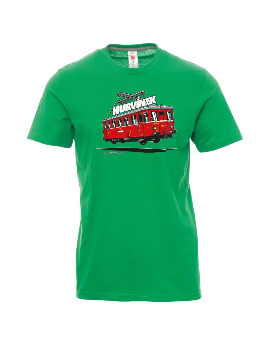 Maglia da uomo verde Automotrice M 131 “Hurvínek”