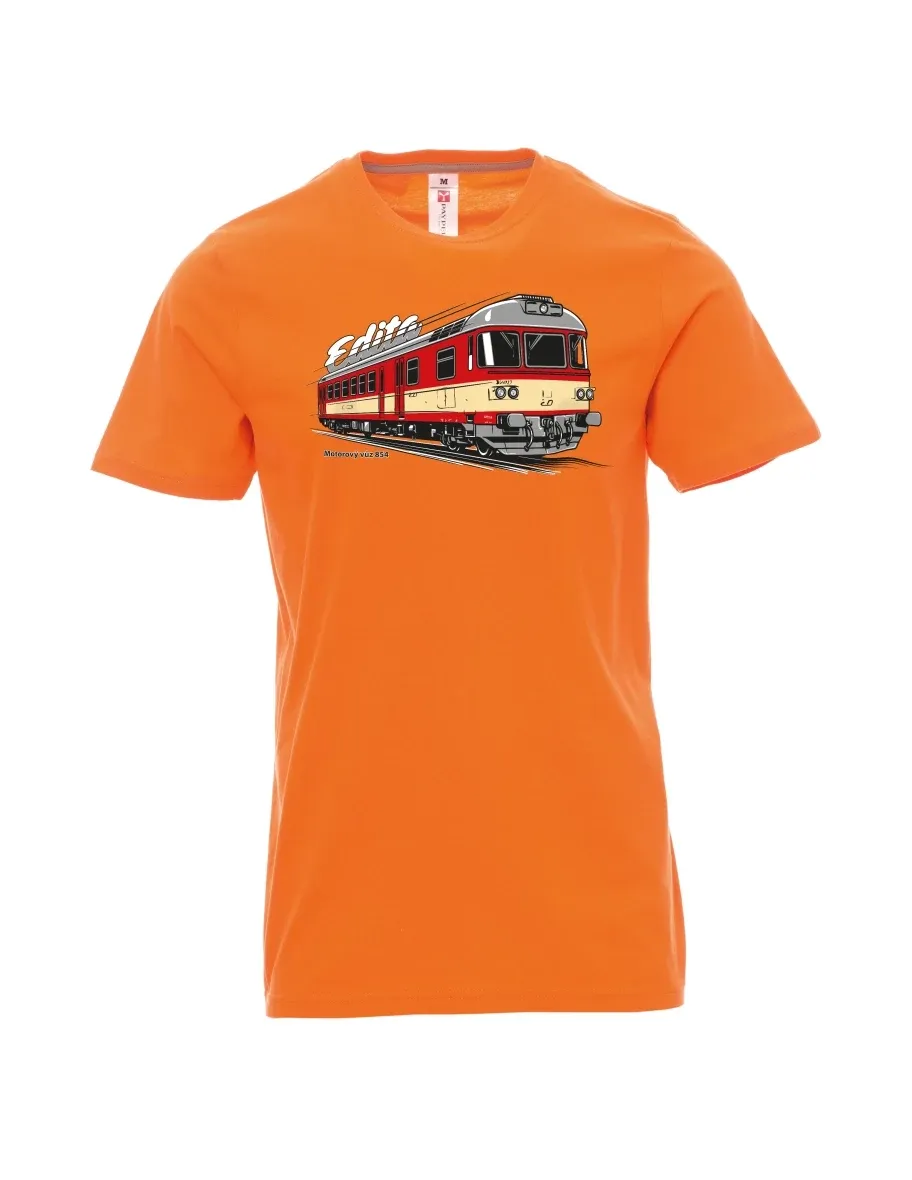 Maglia da uomo arancione Automotrice 854