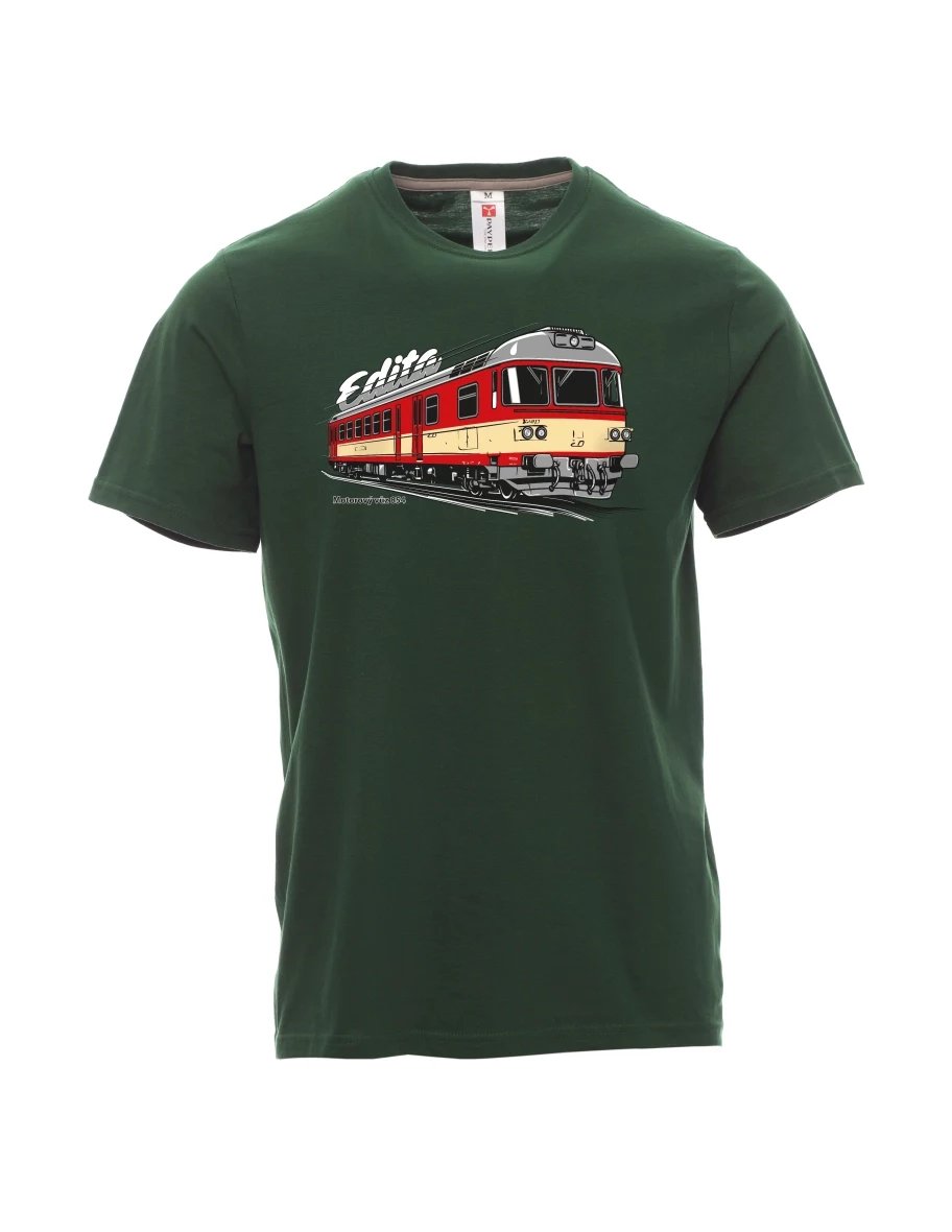 Maglia da uomo verde scuro Automotrice 854
