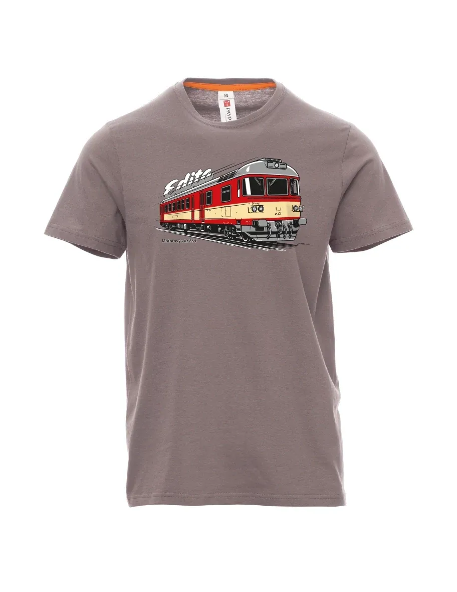 Maglia da uomo grigio acciaio Automotrice 854