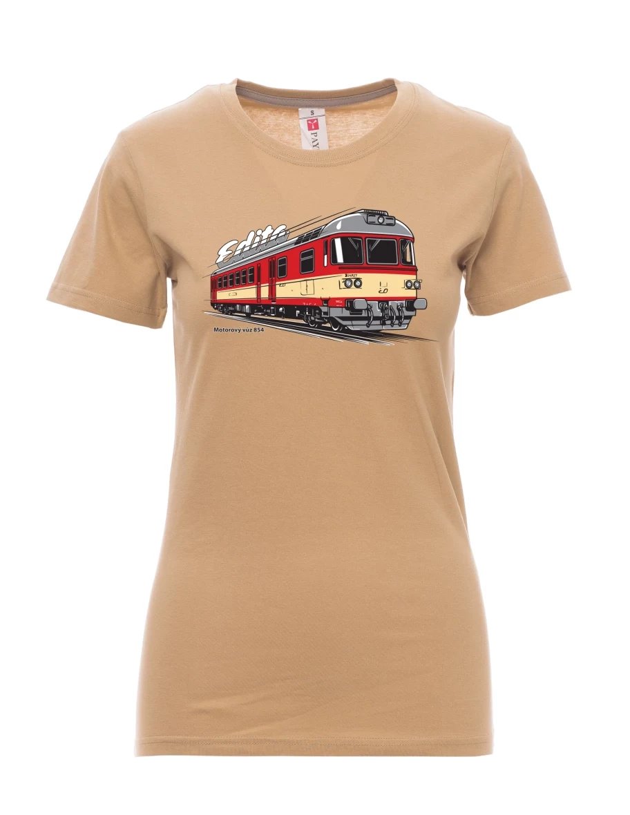 Maglia da donna marrone Automotrice 854