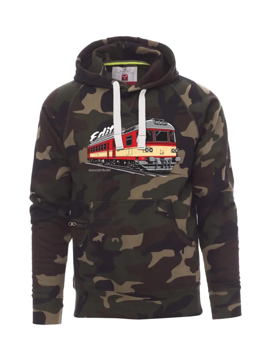 Felpa da uomo camuffare Automotrice 854