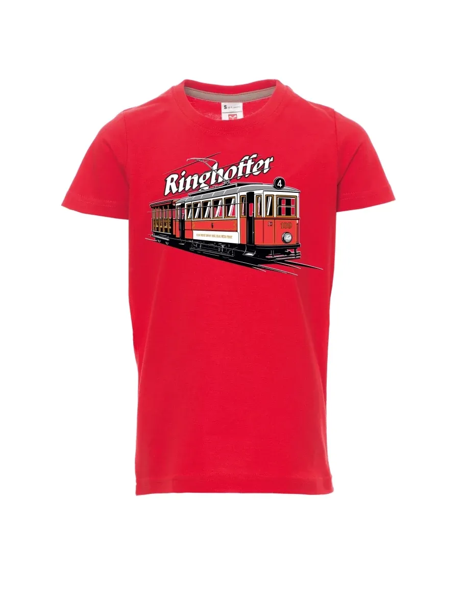 Maglia da bambino rossa Tram Ringhoffer