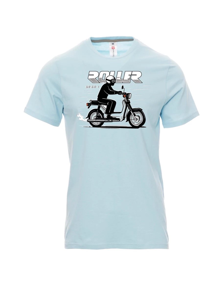 Maglia da uomo blu pallido Scooter SR 50/1 Roller