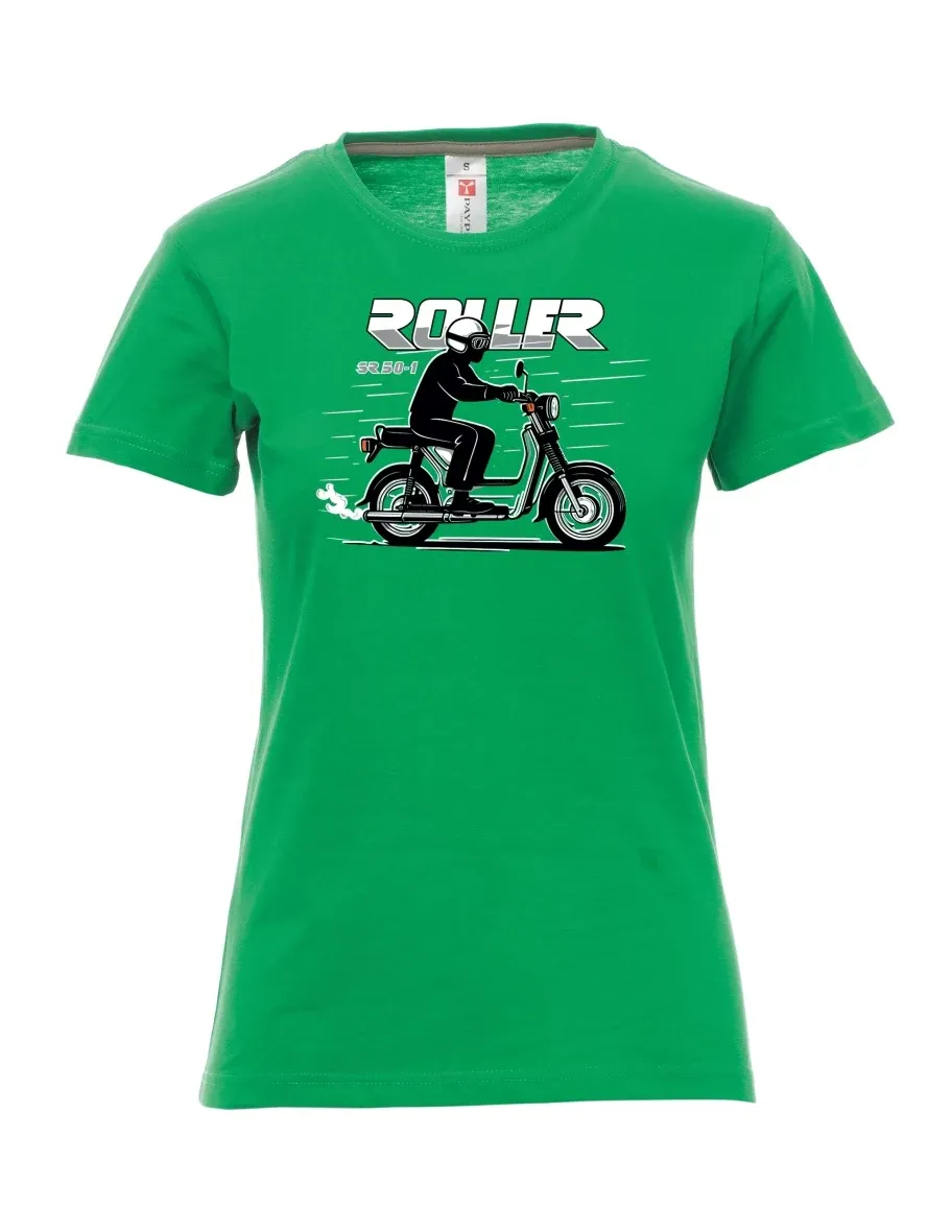 Maglia da donna verde Scooter SR 50/1 Roller
