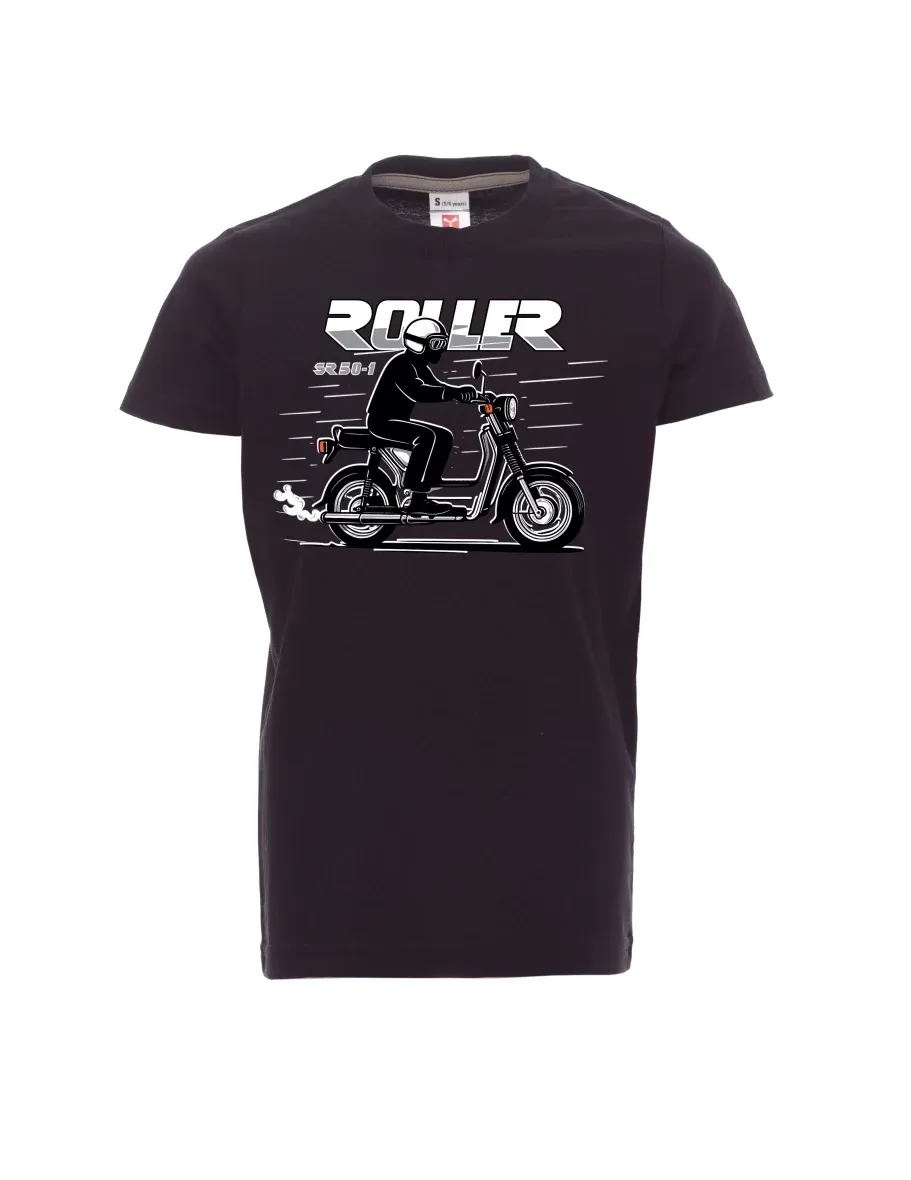Maglia da bambino nera Scooter SR 50/1 Roller