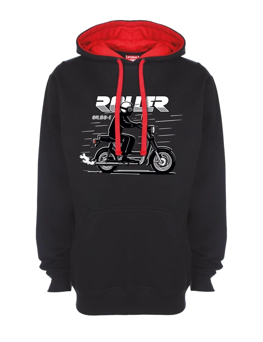 Felpa rosso-nera Scooter SR 50/1 Roller