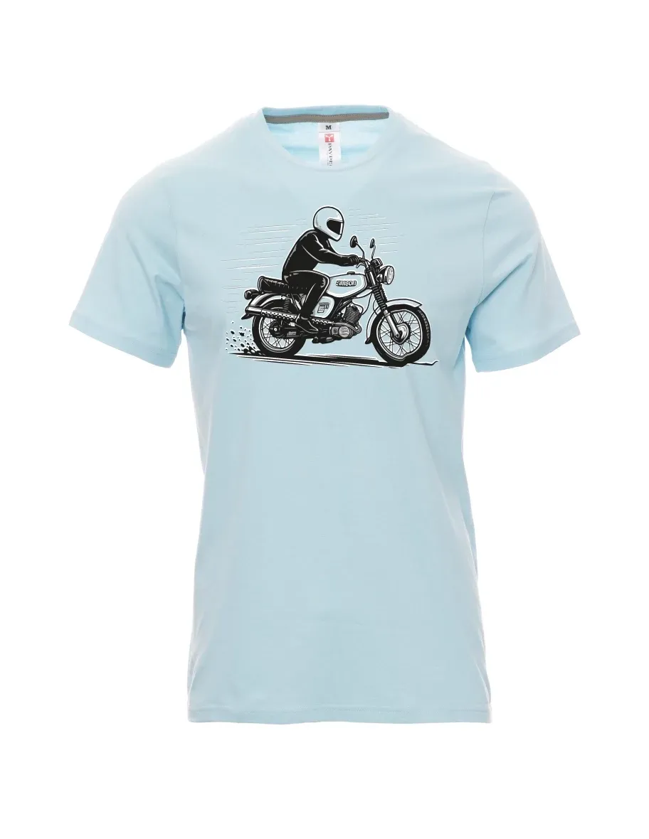 Maglia da uomo blu pallido Moto Enduro S51