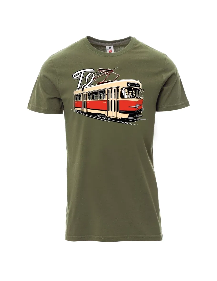 Maglia da uomo cachi Tram T2