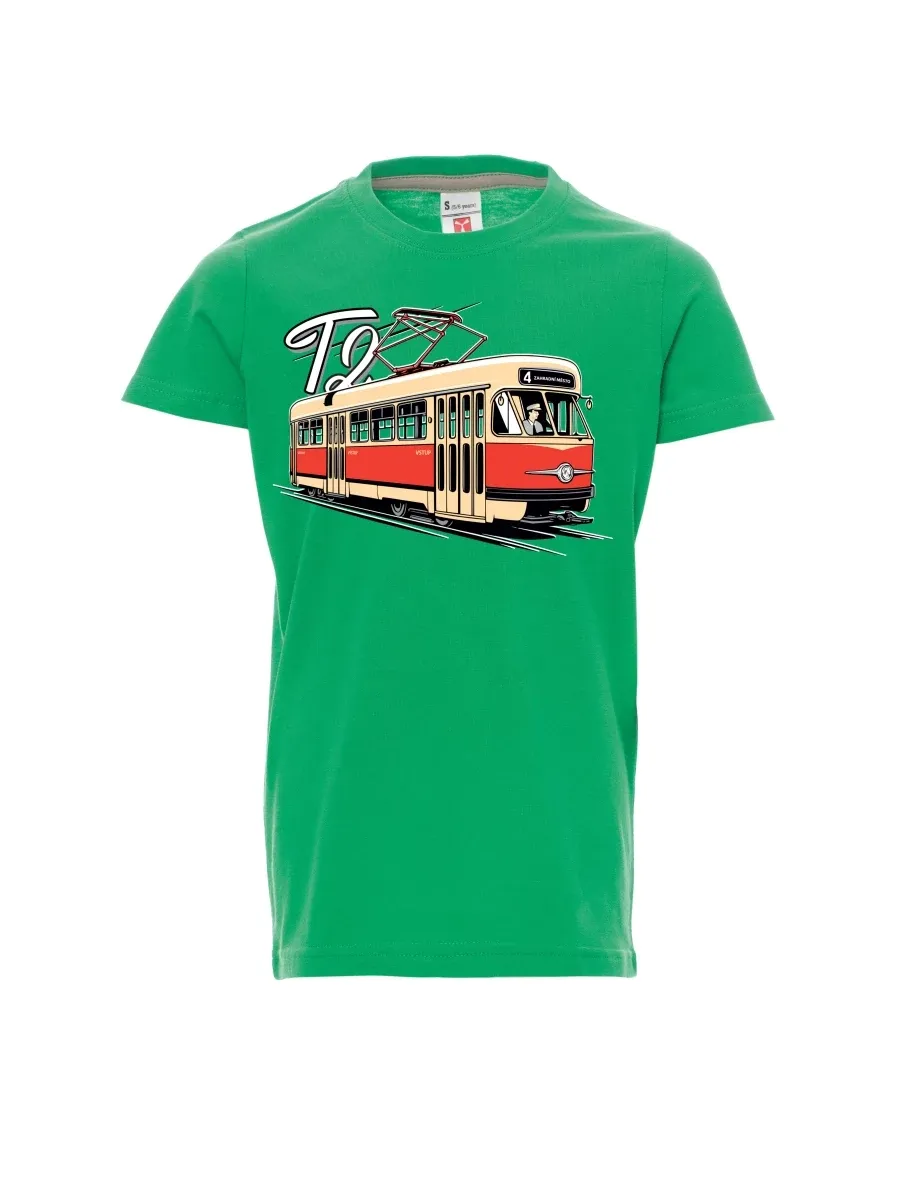 Maglia da bambino verde Tram T2