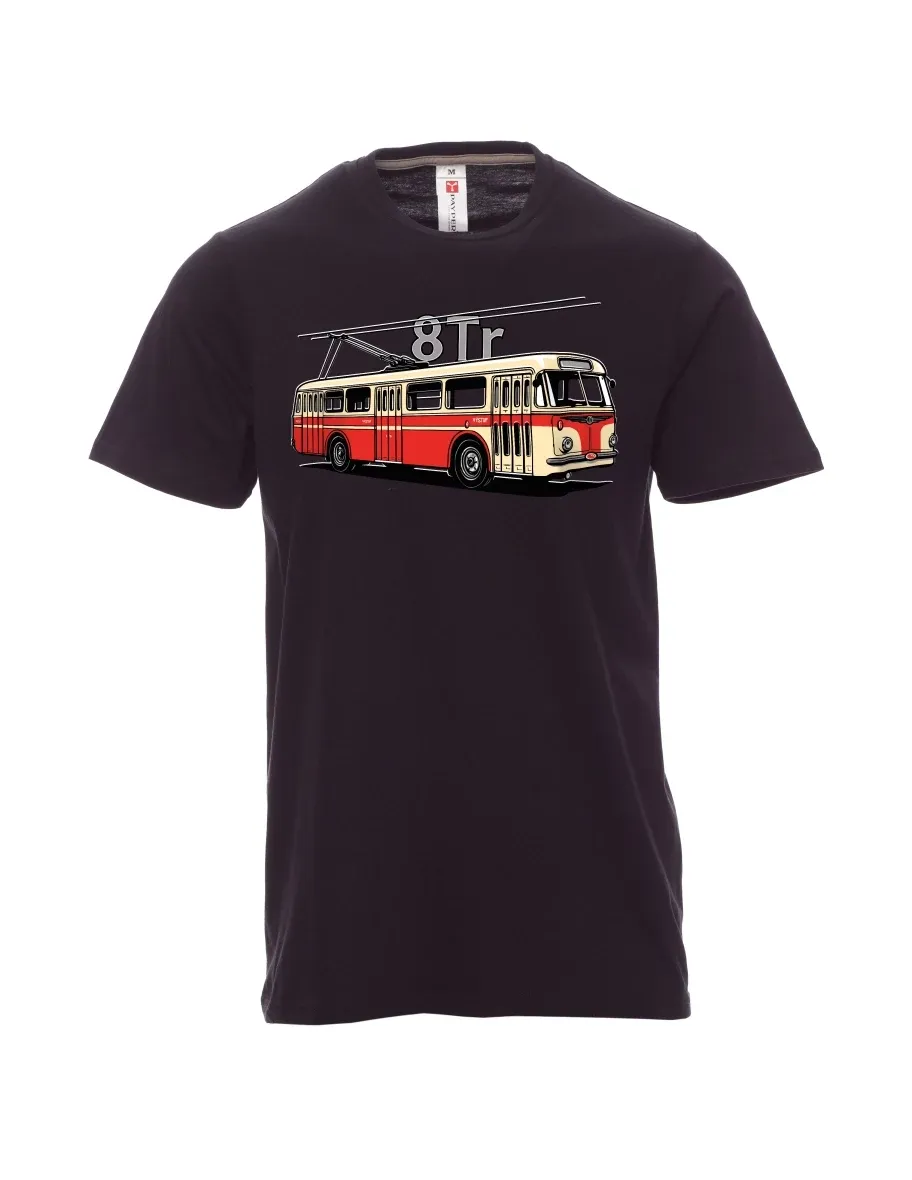 Maglia da uomo nera Filobus 8Tr