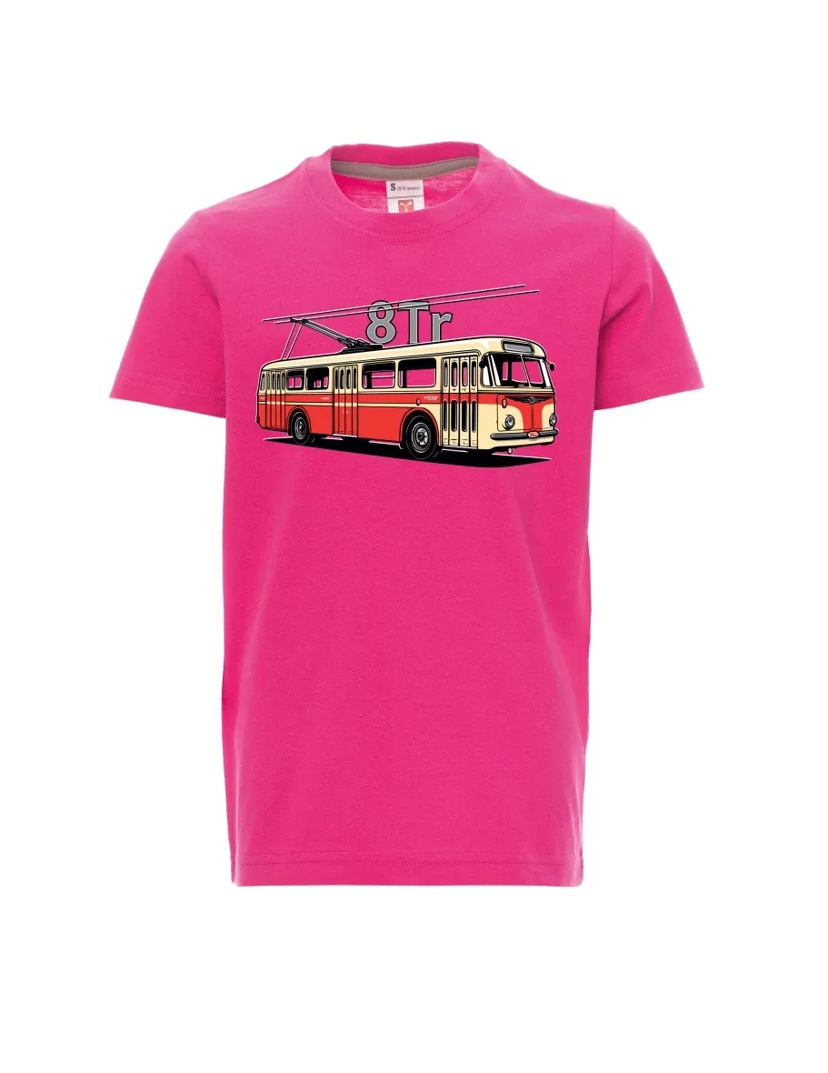 Maglia da bambino rosa Filobus 8Tr