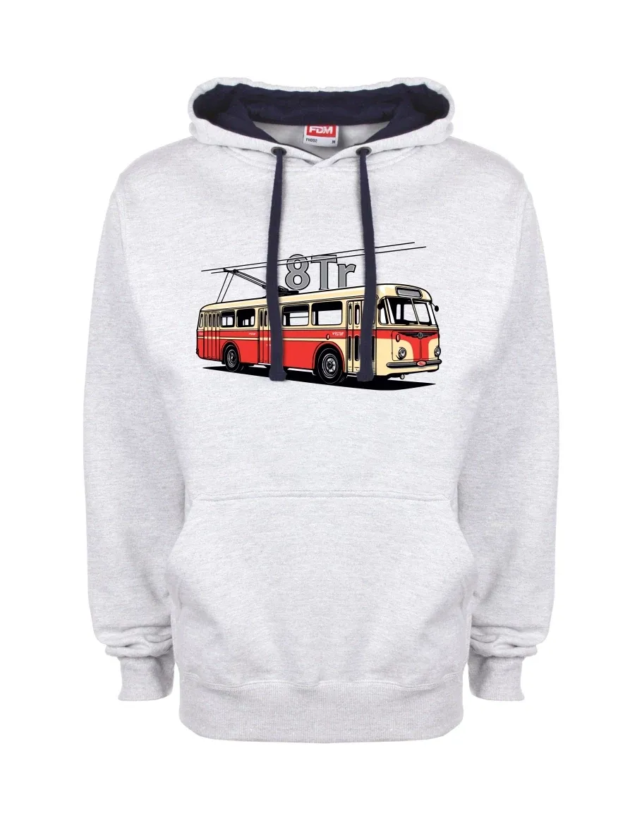 Felpa blu-grigio Filobus 8Tr