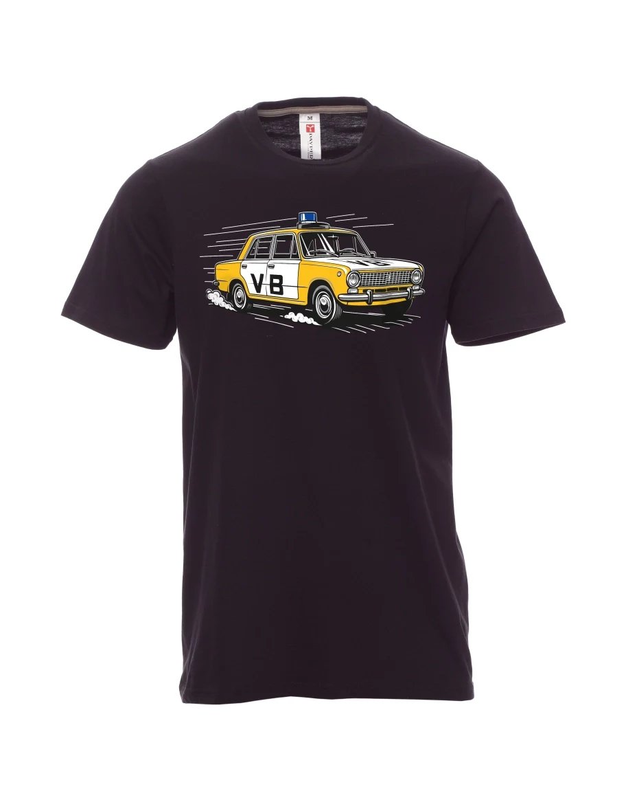 Maglia da uomo nera Automobile VAZ 2101 VB