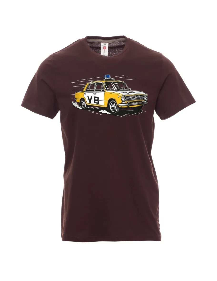 Maglia da uomo marrone scuro Automobile VAZ 2101 VB