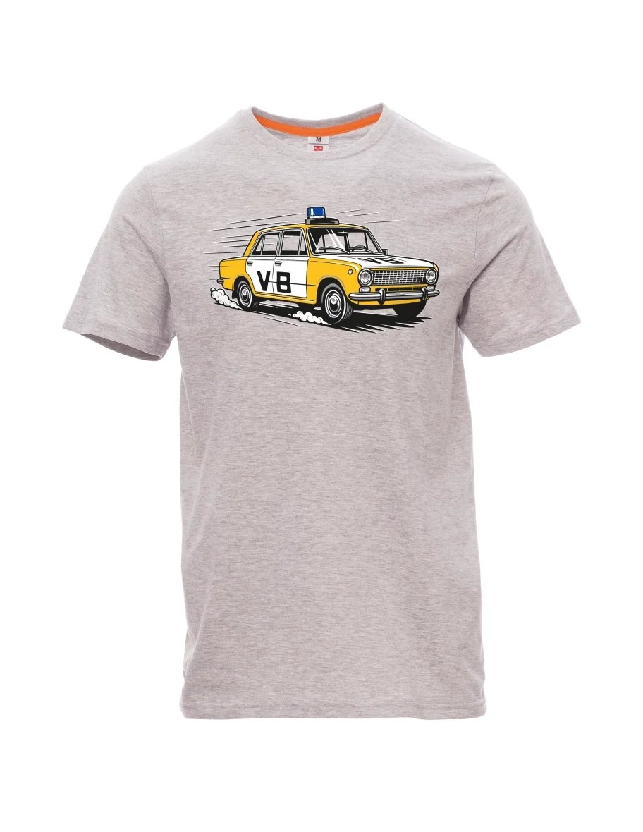Maglia da uomo grigio melange Automobile VAZ 2101 VB