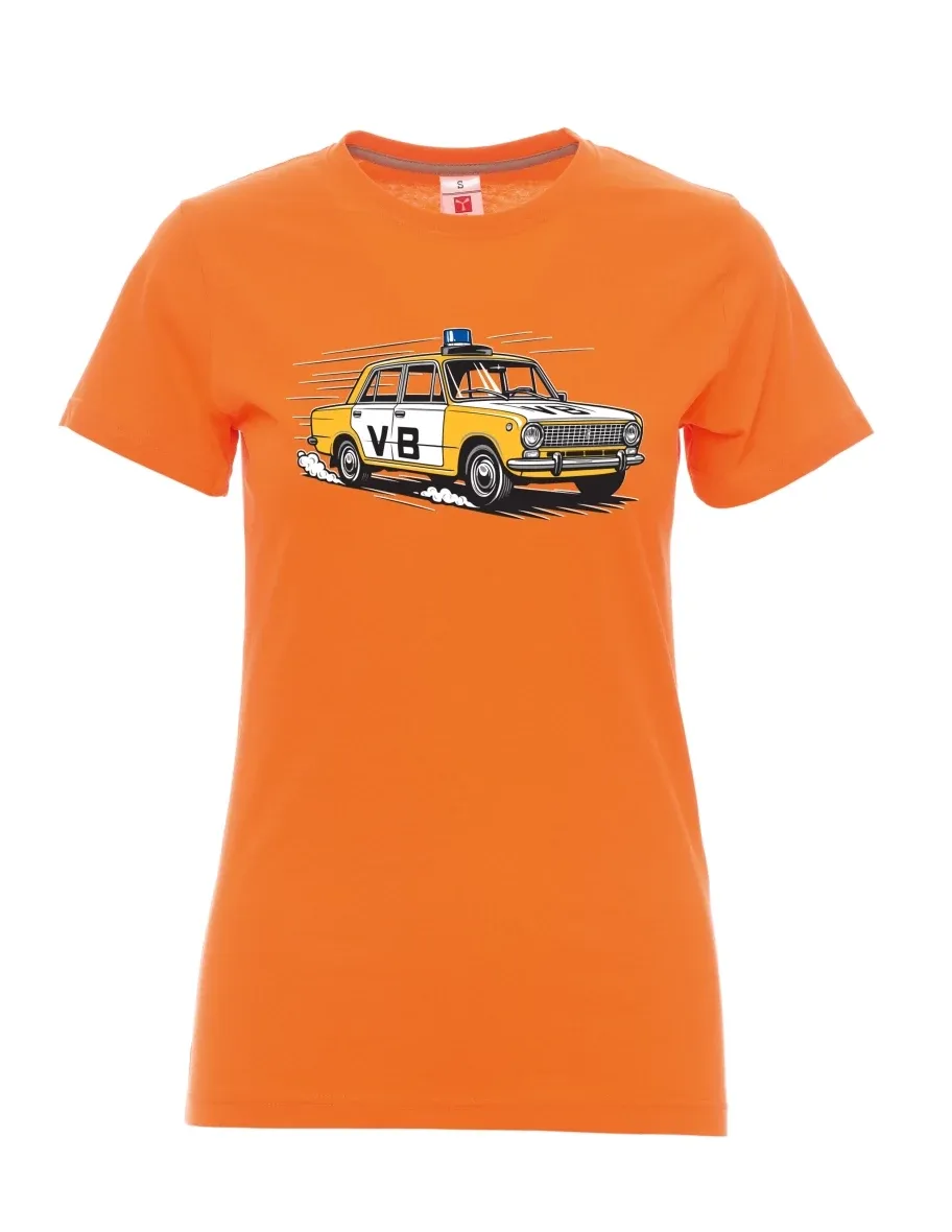 Maglia da donna arancione Automobile VAZ 2101 VB