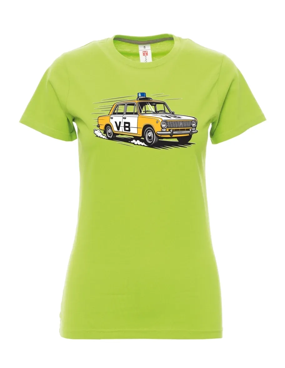 Maglia da donna colore lime Automobile VAZ 2101 VB