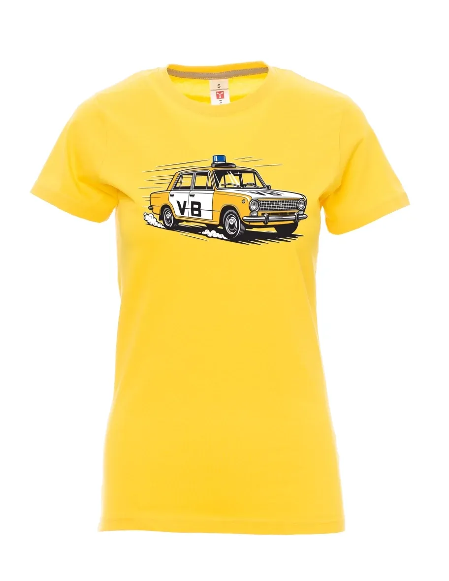 Maglia da donna gialla Automobile VAZ 2101 VB