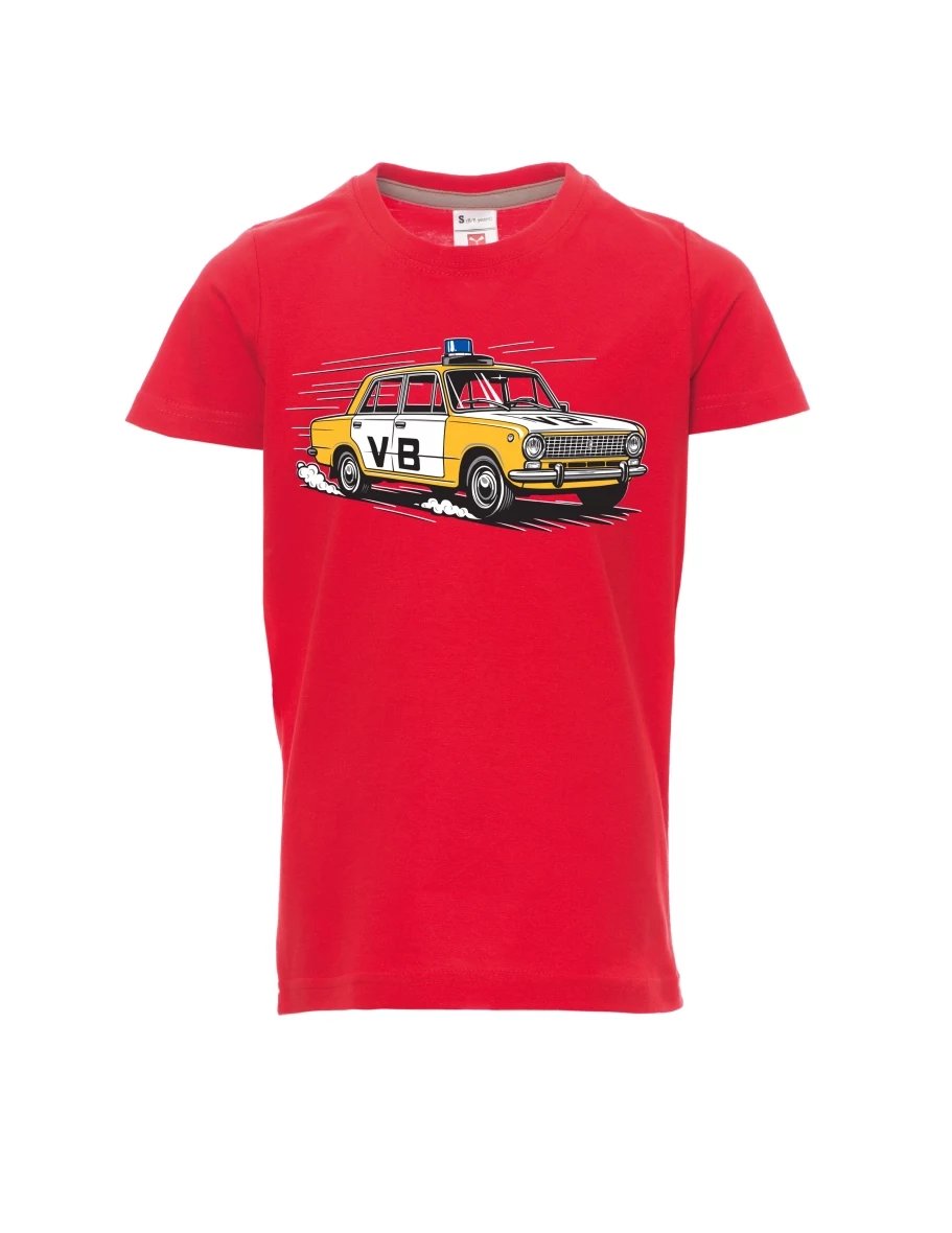 Maglia da bambino rossa Automobile VAZ 2101 VB