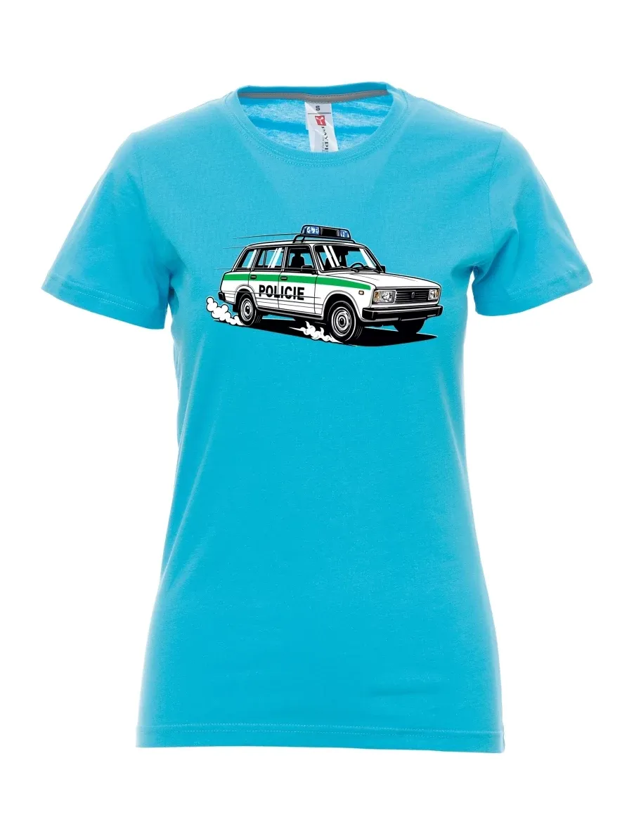 Maglia da donna colore attolo Automobile VAZ 2104 POLIZIA