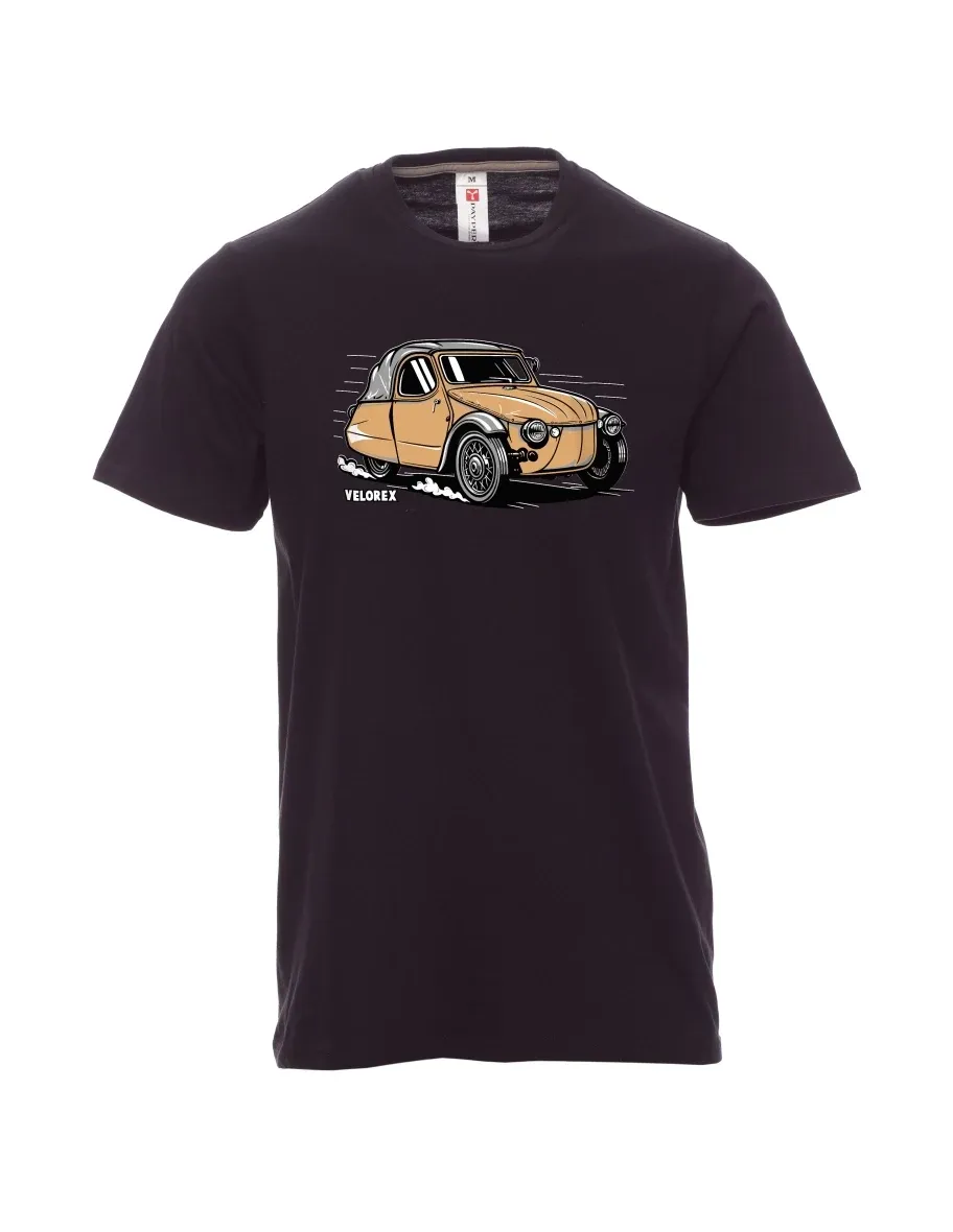 Maglia da uomo nera Automobile Velorex