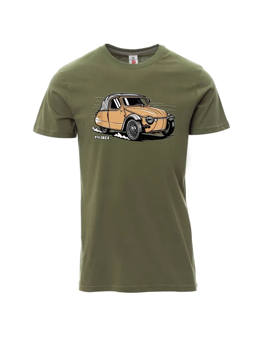 Maglia da uomo cachi Automobile Velorex