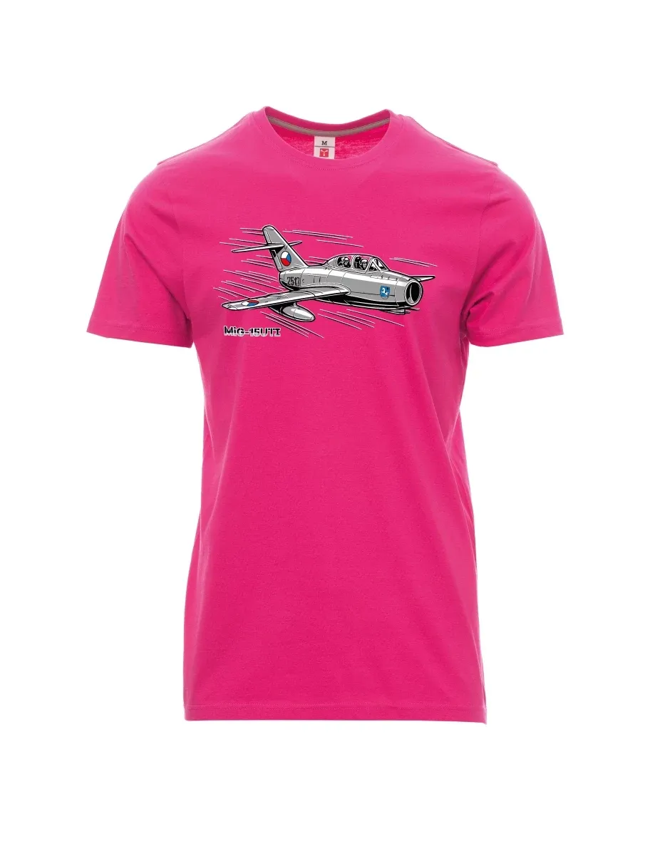 Maglia da uomo rosa Aereo MiG-15UTI