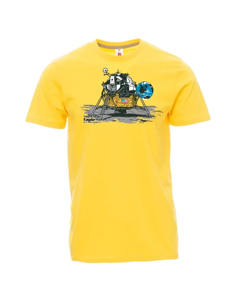 Maglia da uomo gialla Modulo lunare Eagle