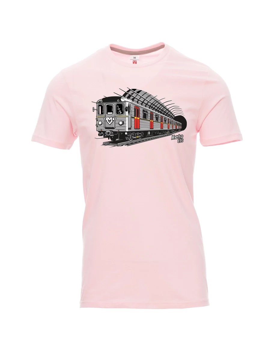 Maglia da uomo rosa chiaro Metropolitana EČS