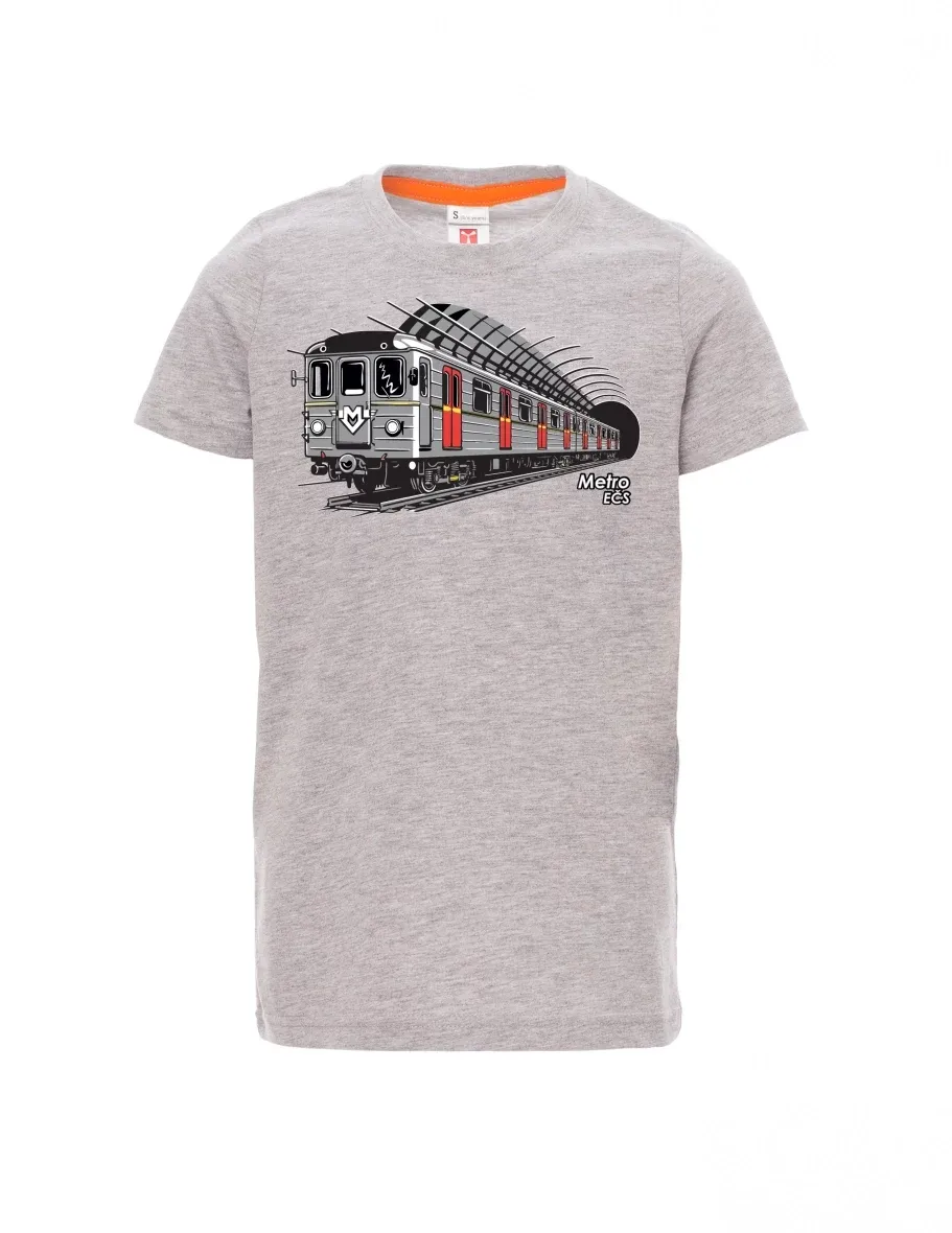 Maglia da bambino grigio melange Metropolitana EČS