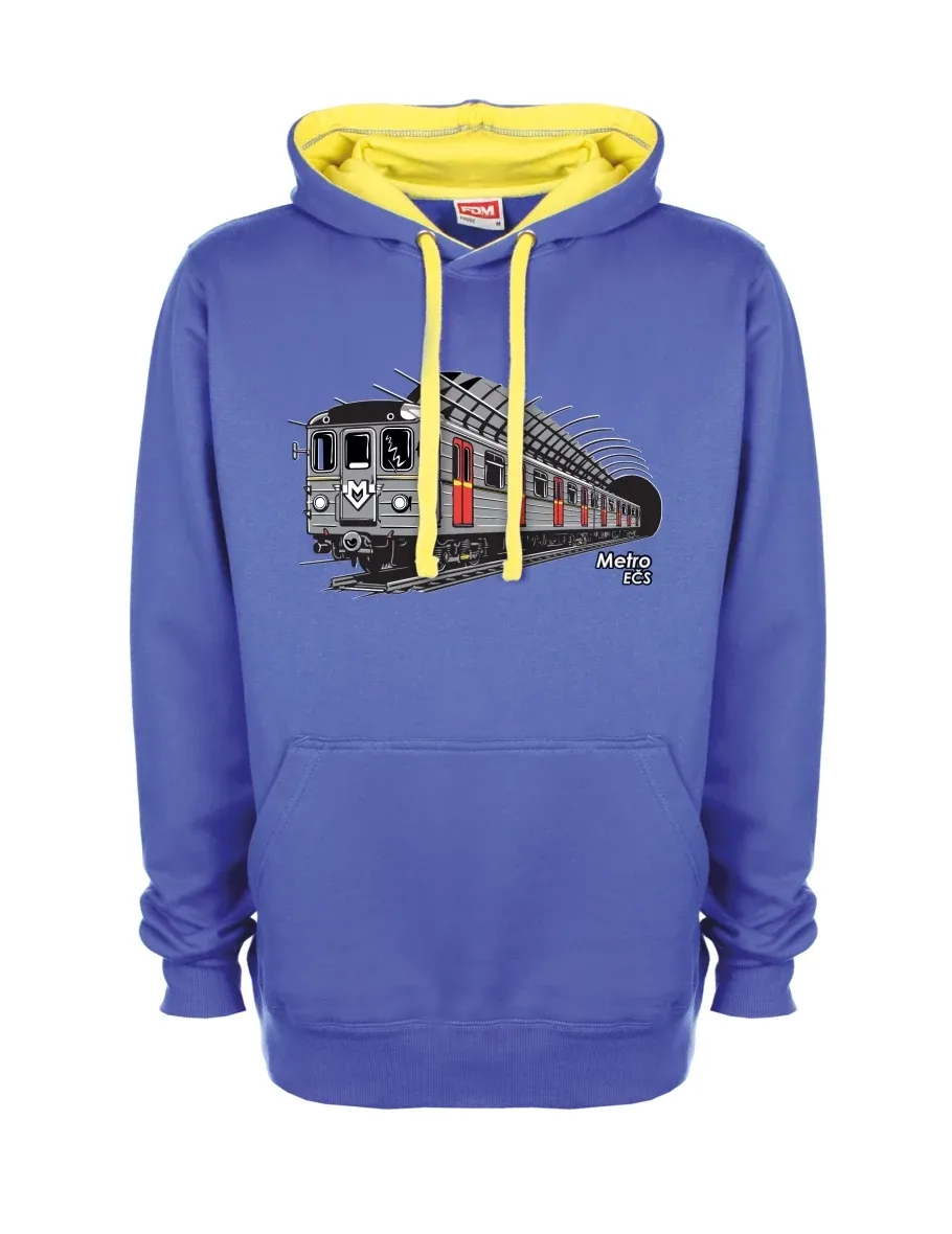 Felpa giallo-blu Metropolitana EČS
