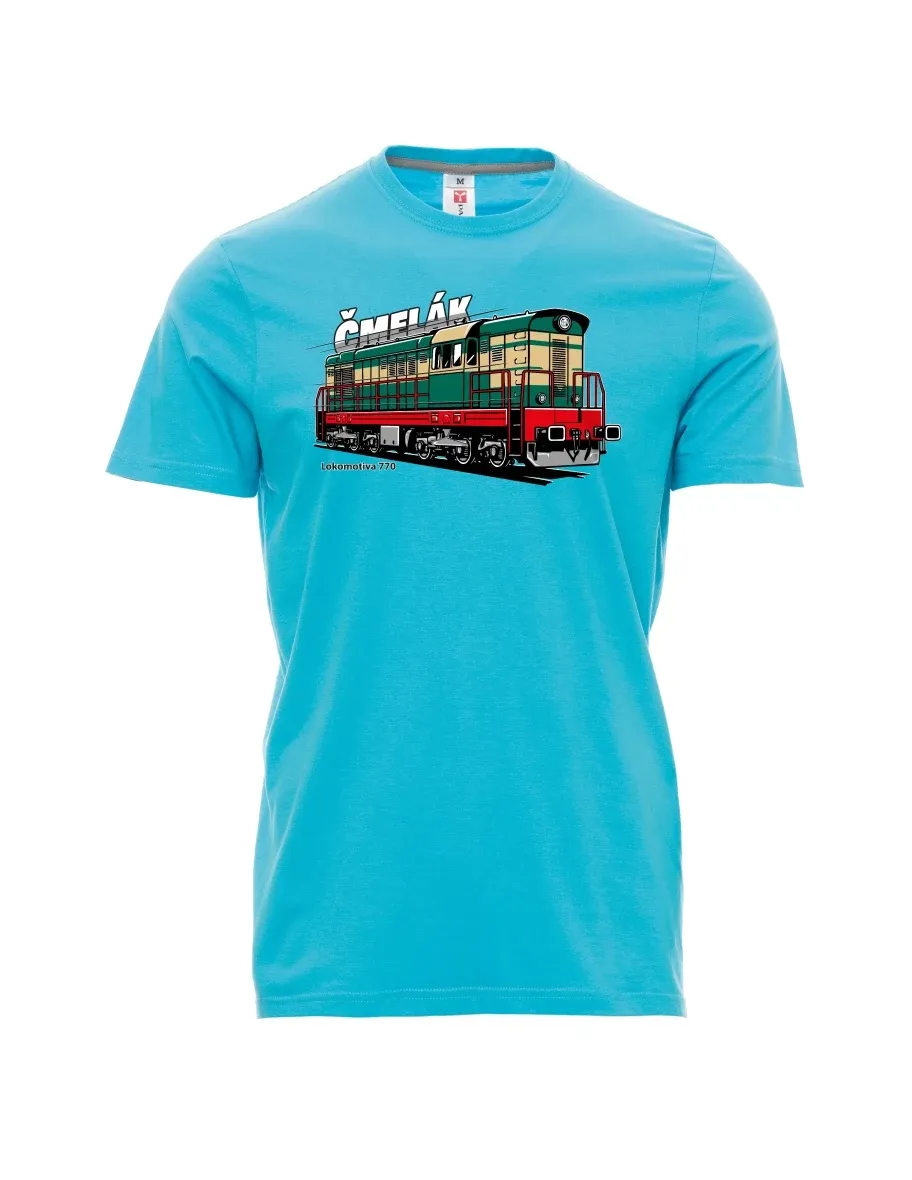 Maglia da uomo colore atollo Locomotiva 770 “Čmelák”