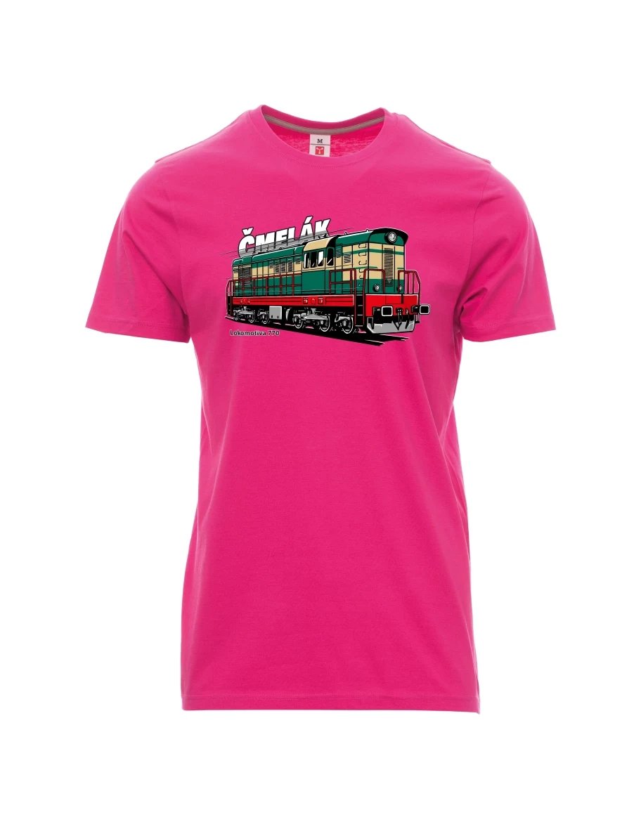 Maglia da uomo rosa Locomotiva 770 “Čmelák”