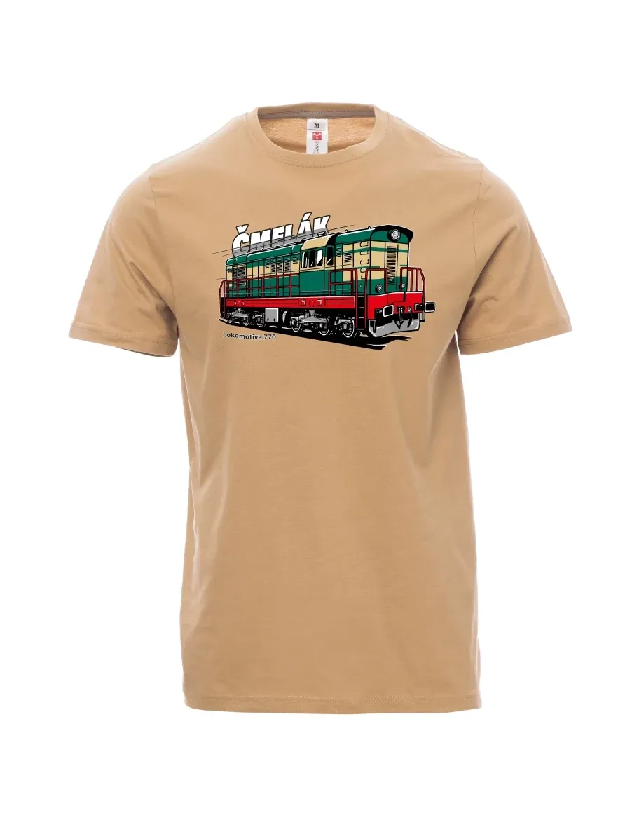 Maglia da uomo marrone Locomotiva 770 “Čmelák”