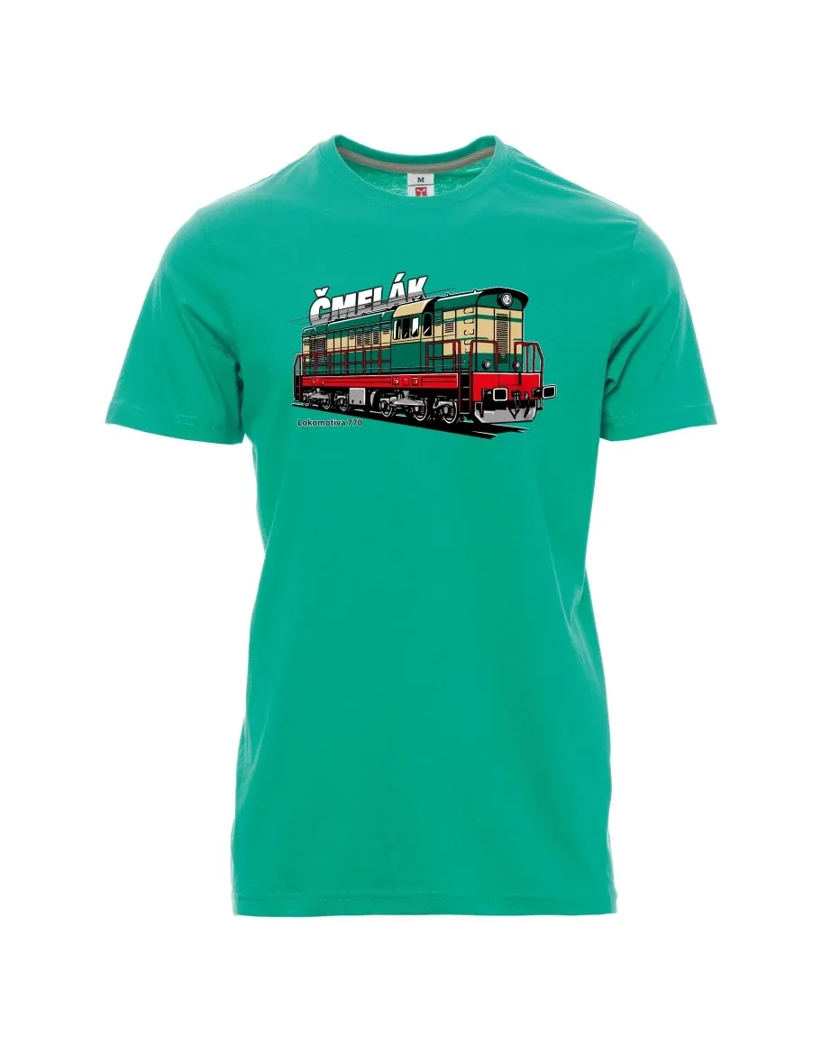 Maglia da uomo smeraldi Locomotiva 770 “Čmelák”