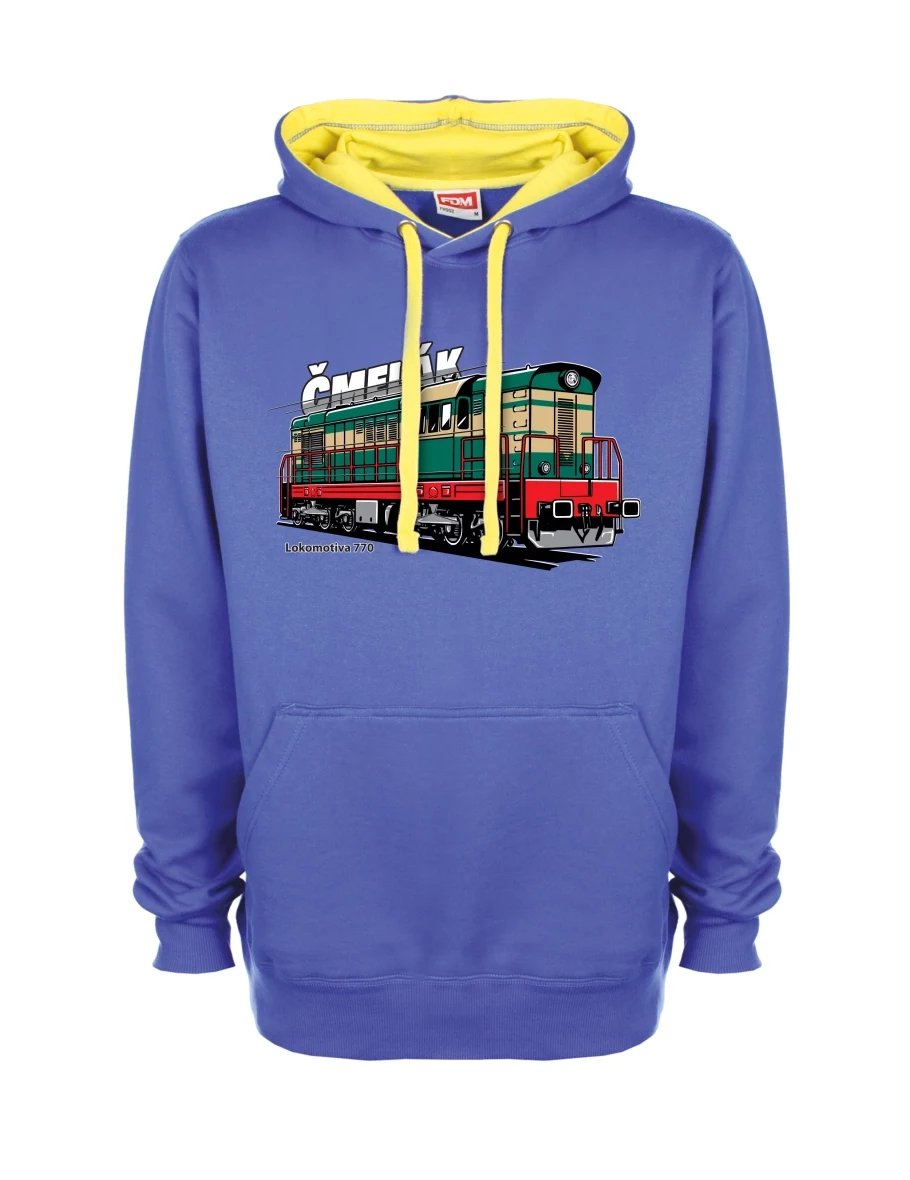 Felpa giallo-blu Locomotiva 770 “Čmelák”