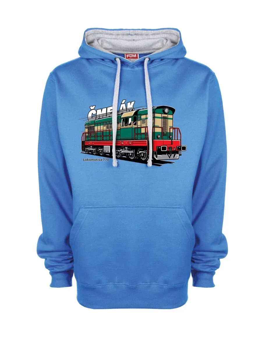 Felpa grigio-blu Locomotiva 770 “Čmelák”