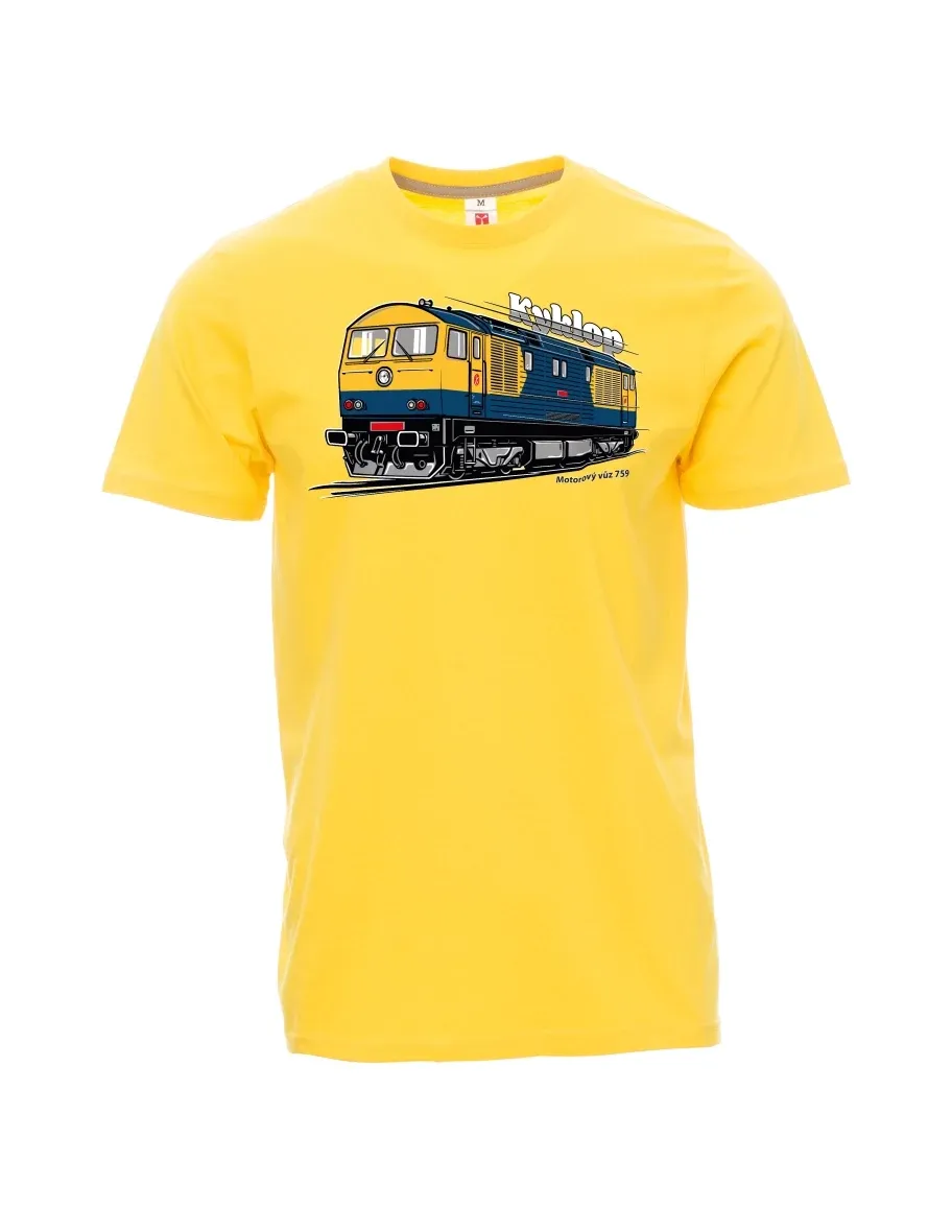 Maglia da uomo gialla Automotrice 759 “Kyklop”