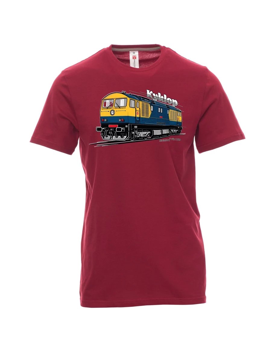 Maglia da uomo rosso scuro Automotrice 759 “Kyklop”