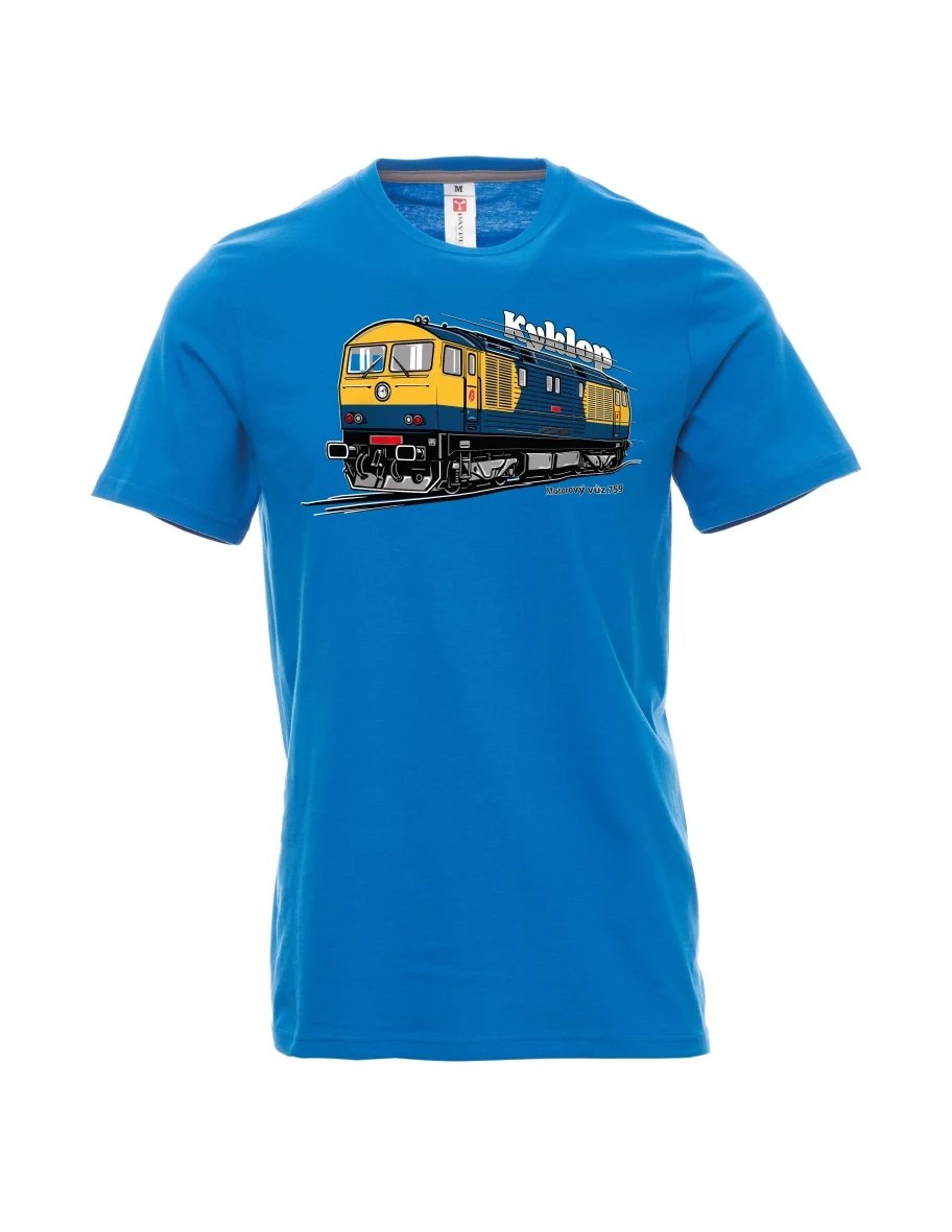 Maglia da uomo blu chiaro Automotrice 759 “Kyklop”