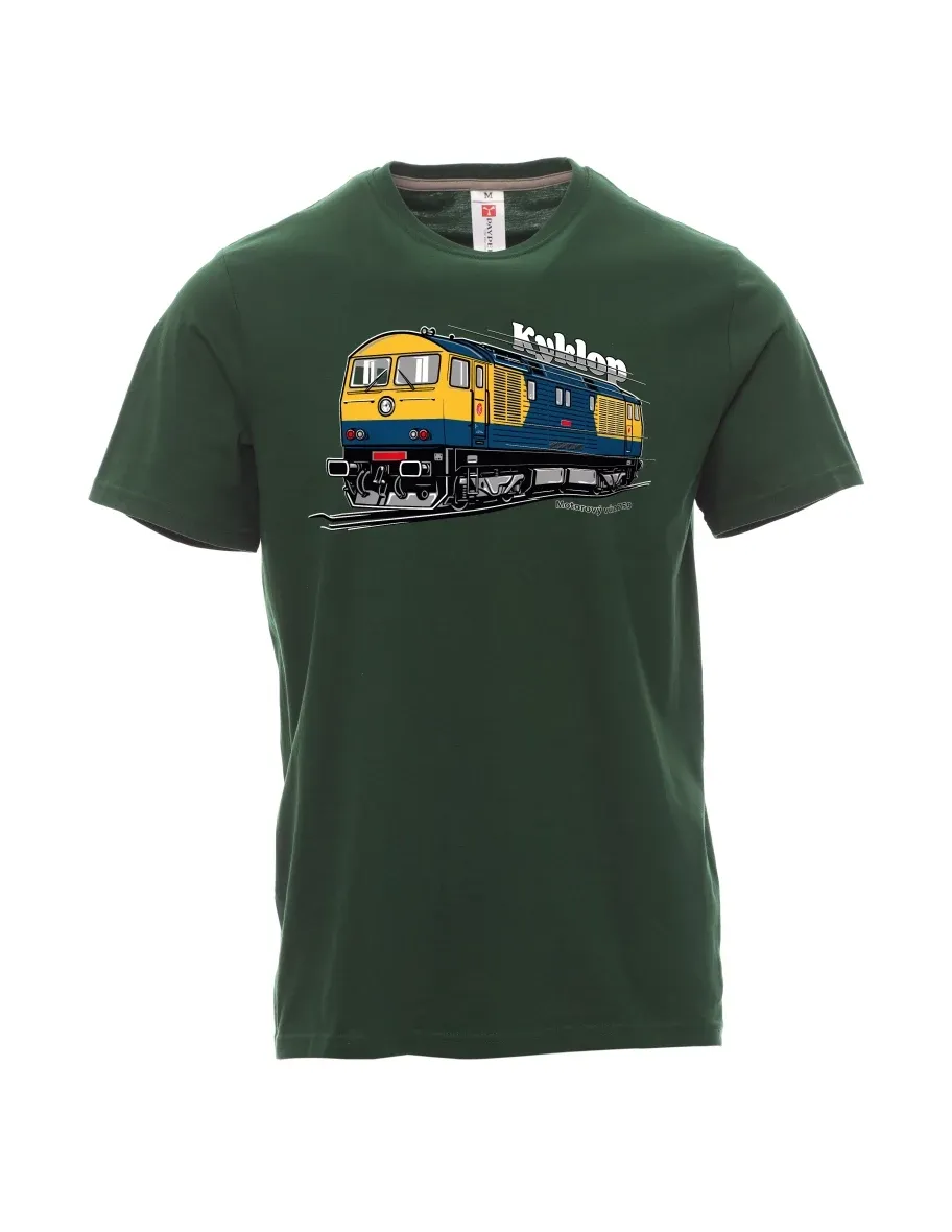 Maglia da uomo verde scuro Automotrice 759 “Kyklop”