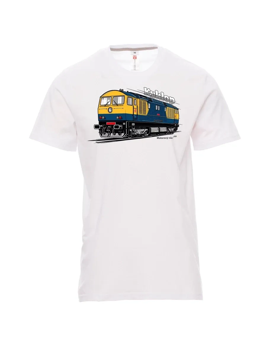 Maglia da uomo bianca Automotrice 759 “Kyklop”
