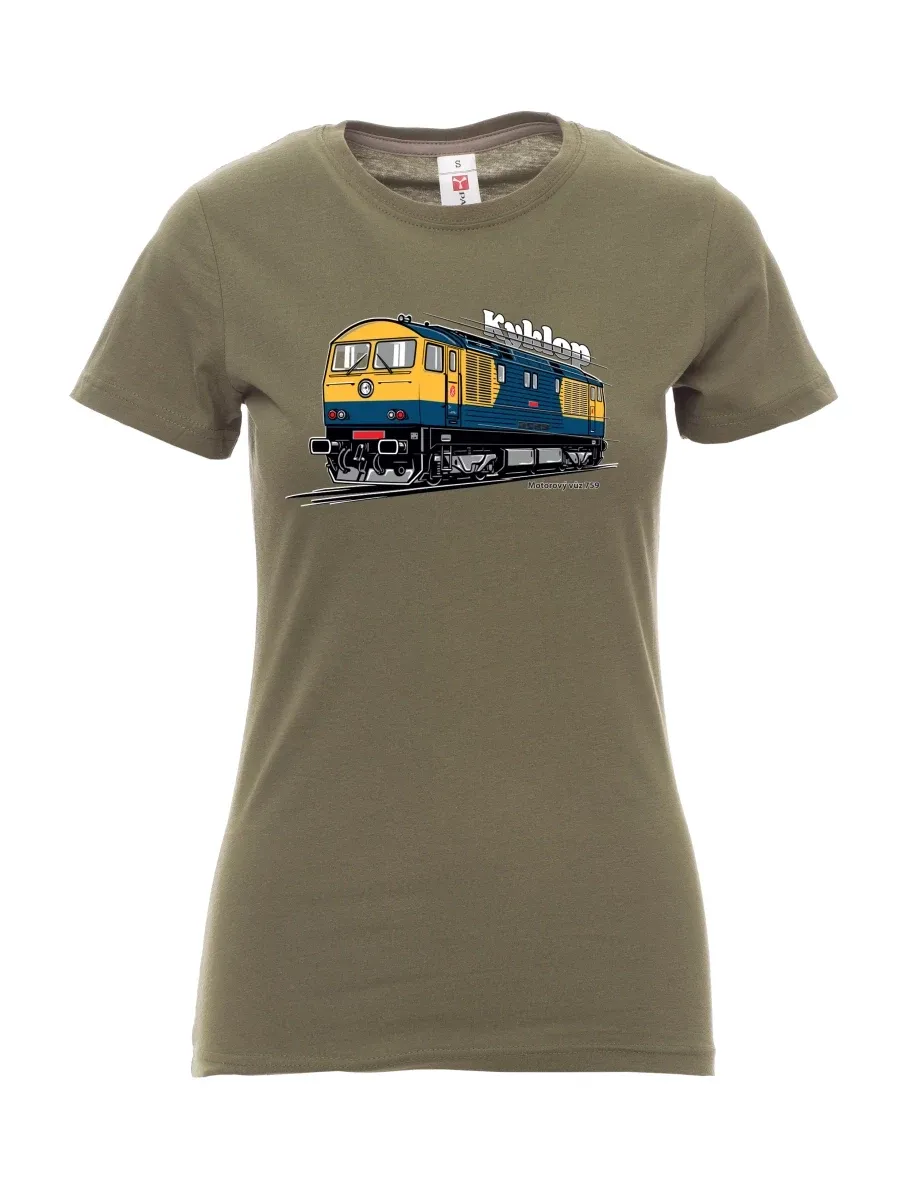 Maglia da donna cachi Automotrice 759 “Kyklop”